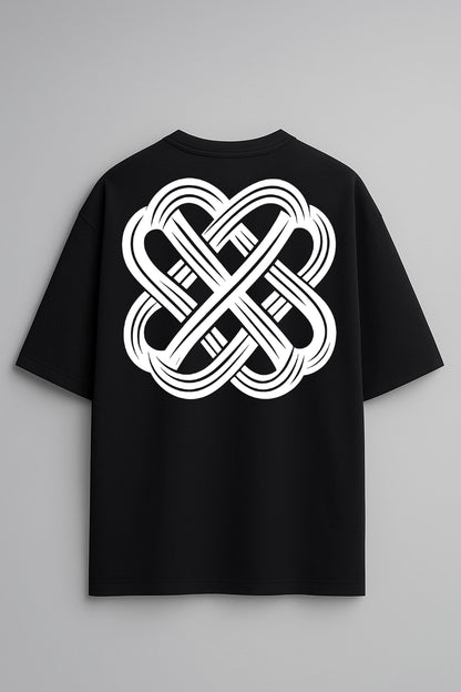 T-shirt Unisex Oversize Premium 1962 – Black Edition (280 gsm)